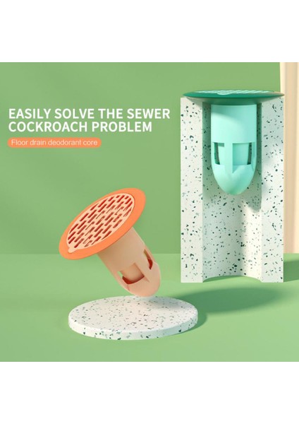B-Mavi Tarzı Banyo Duş Zemin Süzgeci Kapak Takılı Trap Renkli Sifon Lavabo Mutfak Banyo Su Deodorant Zemin Gider Çekirdek Aksesuarları (Yurt Dışından) fırsatları