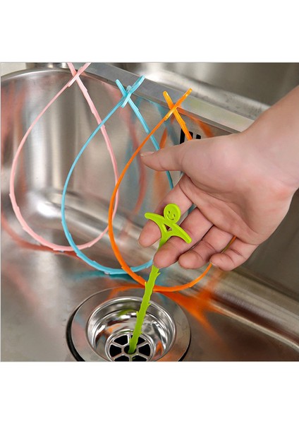 3 Adet Tarzı Rastgele Renk Banyo Aksesuarları Boru Tıkanıklık Aracı Çubuk Tıkanıklık Giderici Lavabo Yılanı Lavabo Temizleyici Temizlik Malzemeleri Mutfak Lavabosu Için 1 Adet (Yurt Dışından) fiyatları