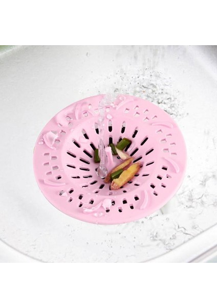 Silikon Mutfak Lavabo Süzgeci Banyo Duş Gider Kapağı Lavabo Süzgeci Kanalizasyon Saç Filtresi Süzgeci (Yurt Dışından)