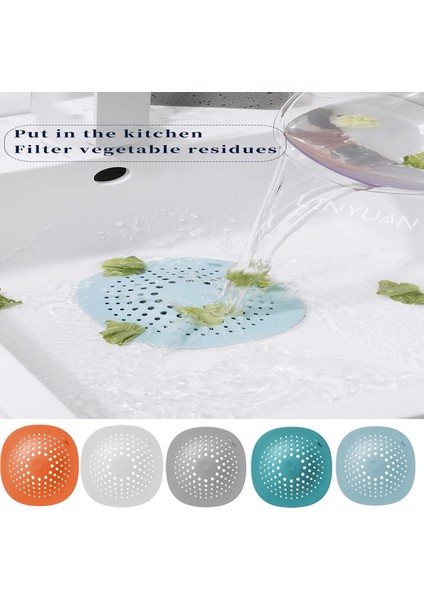 Gri 1 Adet Tarzı 14,4CMX14,4CM Evrensel Duş Saç Tutucu Süzgeç Lavabo Aksesuarları Mutfak Lavabo Filtresi Su Tahliyesi Banyo Filtresi (Yurt Dışından) fiyatları