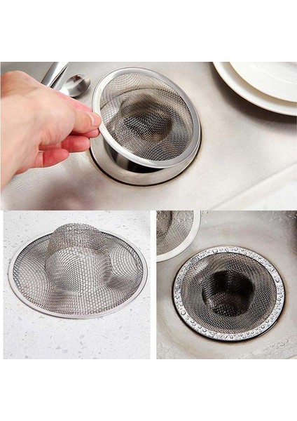 5cm Tarzı Mutfak Lavabo Filtre Süzgeç Akıtma Kafesi Banyo Küveti Duşakabin Saç Tutucu Temizleyici (Yurt Dışından) modelleri