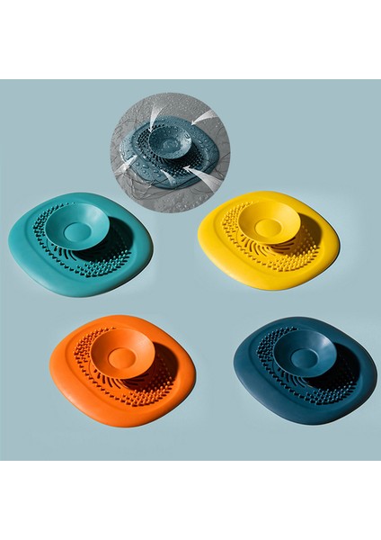 Mavi Stil Banyo Lavabo Süzgeci Saç Tutucu Duş Filtresi Mutfak Aksesuarları - (Yurt Dışından) fırsatları