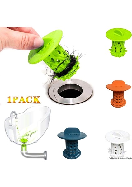 Mavi Stil Banyo Lavabo Tıkanıklık Önleyici Saç Tutucu Süzgeç Banyo Aksesuarları (Yurt Dışından) fiyatları