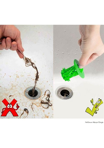 Mavi Stil Banyo Lavabo Tıkanıklık Önleyici Saç Tutucu Süzgeç Banyo Aksesuarları (Yurt Dışından) modelleri