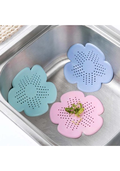 Mavi Stil Silikon Filtre Banyo Saç Tutucu Lavabo Tıkanıklık Engelleyici Duş Gider Delik Filtresi Tuvalet Mutfak Aksesuarı (Yurt Dışından) fiyatları