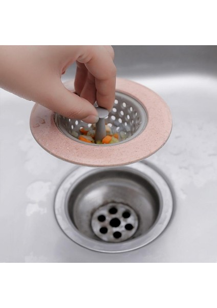Yeşil Stil Silikon Buğday Sapı Mutfak Lavabo Süzgeci Banyo Duş Drak Kanal Kapak Lavabo Süzgeci Kanalizasyon Saç Filtresi Süzgeci (Yurt Dışından) fırsatları