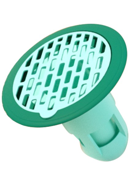 B-Yeşil Tarzı Banyo Duş Zemin Süzgeci Kapak Takılı Trap Renkli Sifon Lavabo Mutfak Banyo Su Deodorant Zemin Gider Çekirdek Aksesuarları (Yurt Dışından)