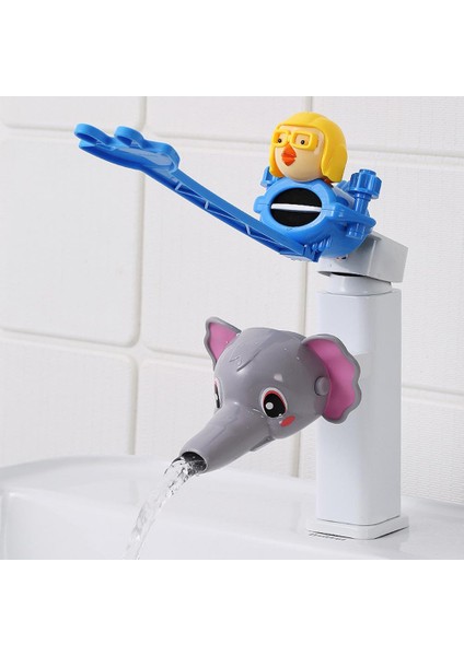 H Tarzı Karikatür Ördek Şekilli Musluk Uzatma Kiti Silikon Bebek El Yıkama Musluk Uzantısı Sıçrama Geçirmez Su Boru Banyo Aksesuarları (Yurt Dışından) modelleri