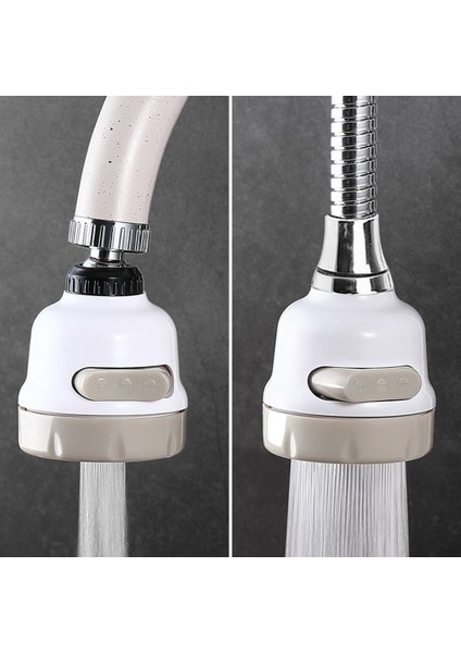 7 Stili Yazın Yeni 3 Modlu Musluk Tasarruf Filtre Yüksek Basınçlı Püskürtme Başlığı 360 Derece Dönebilen Esnek Musluk Filtresi (Yurt Dışından) fırsatları