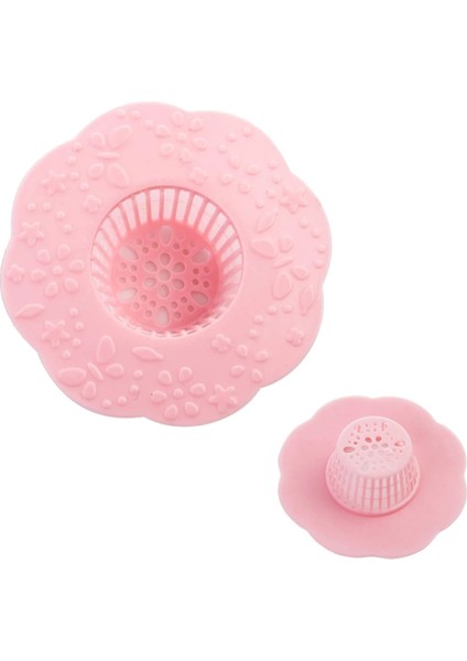 Stil 2-Pembe Stil 2021 Ev Gideri Saç Tutucu Süzgeç Duş Aksesuarları Mutfak Lavabo Filtresi Su Tahliye Banyo Drenajı. (Yurt Dışından)