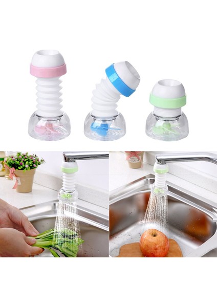 Pembe Tarzı Mutfak Aksesuarları Sıçrama Önleyici Musluk Filtre Ucu Mutfak Su Filtresi Püskürtücü Musluk Su Süzgeci Musluk Uzatıcı (Yurt Dışından) indirimleri