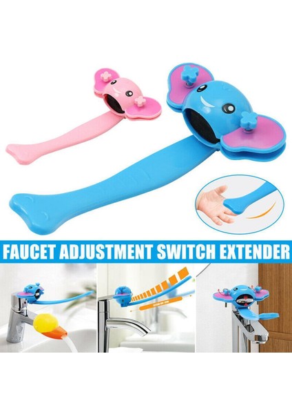 Pembe Tarzı Banyo Musluğu Uzatıcı Çocuk El Yıkama Cihazı Aksesuarları Lavabo Kolu Uzatıcı Su Bataryası Uzatma Lavabo Uzatıcı K4D6 (Yurt Dışından) fiyatları