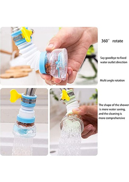 Mavi Stil Mutfak Su Filtresi Musluk Başlığı Artırıcı Duş Su Temiz Filtre 360 Derece Döner Nozul Aracı Musluk Uzantıları Aksesuarları (Yurt Dışından) fiyatları