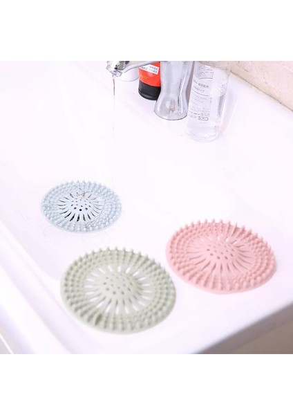 Pembe Tarzı Pembe Lavabo Süzgeci Saç Toplayıcı Kauçuk Duş Banyo Zemin Filtresi Su Tıpası Silikon Banyo Mutfak Kokusuz Takma (Yurt Dışından) fırsatları