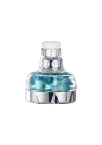 Kısa Tip-Mavi Tarzı 360 Derece Dönebilen Turbo Şarjlı Musluk Uzatma Başlığı 3 Modlu Sıçrama Geçirmez Evrensel Mutfak Basınçlı Musluk Duş Başlığı (Yurt Dışından)