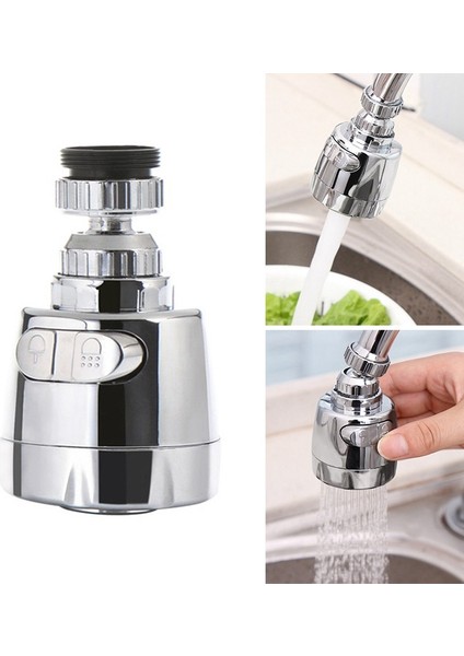 L Tarzı Esnek Musluk Püskürtücü Uzatma 360 Derece Döner Ev Lavabo Musluk Püskürtücü Anti-Sıçrama Su Filtresi Adaptörü Musluk Uzatıcı (Yurt Dışından) fiyatları