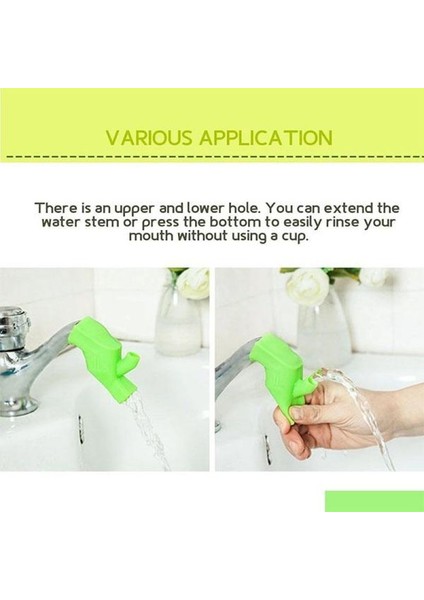 1set (3 Renk) Stili Silikon Çift Musluk Uzatıcı Su Musluğu Uzatma Filtre Duş Su Musluğu Banyo Musluk Uzatıcı Ev Mutfak Aksesuarları (Yurt Dışından) fırsatları