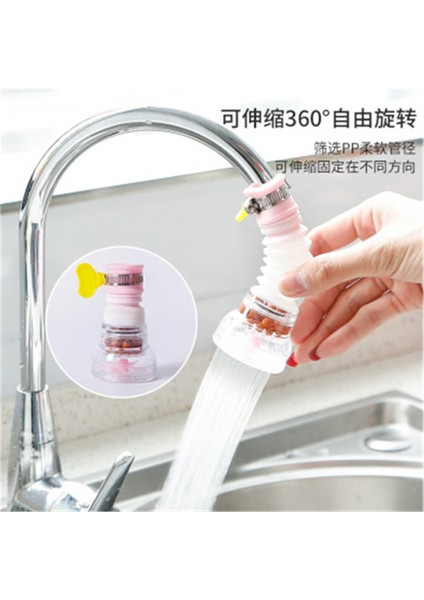 No.5 Tarzı Su Filtresi Aktif Karbon Su Arıtıcısı Mutfak Musluk Filtresi Banyo Bataryası Filtre Arıtma Ayarlanabilir Musluk Aracı Ev (Yurt Dışından) modelleri
