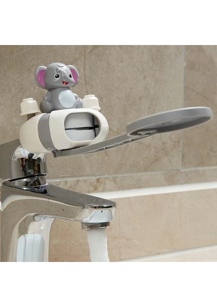 Kırmızı Stil Musluk Uzatıcı Çocuk El Yıkama Aracı Bebek Evrensel Çizgi Film Silikon Uzatma Sıçrama Geçirmez Musluk Rehberi Lavabo (Yurt Dışından)