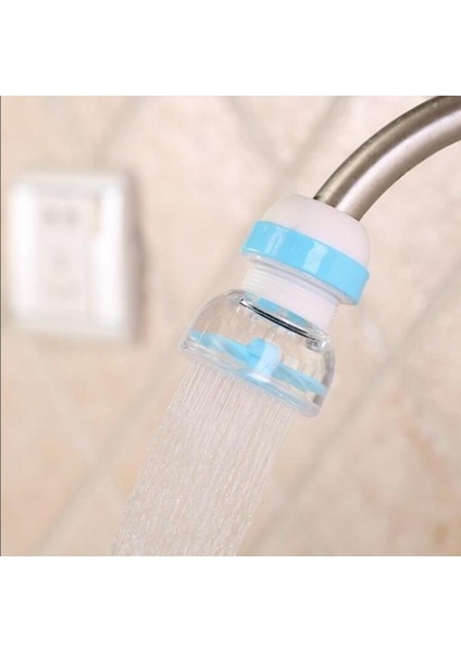 Mavi Bir Stil 360 Derece Ayarlanabilir Musluk Uzatma Duş Su Bataryası Aksesuarı Su Bataryası Uzatma Filtresi Mutfak Banyo Malzemeleri (Yurt Dışından)