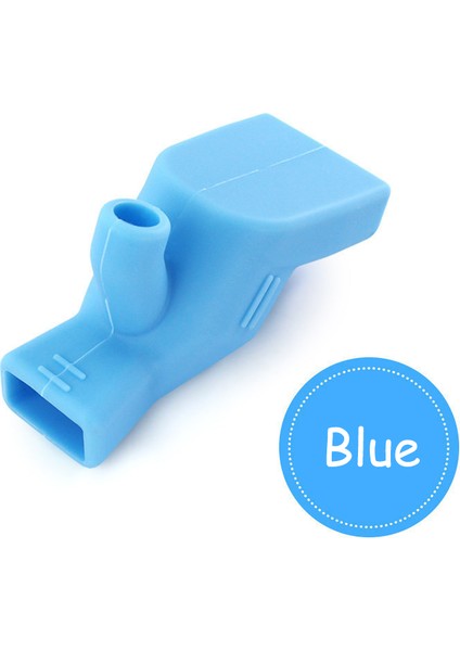 Mavi Stil Silikon Su Musluğu Uzatma Lavabo Çocuk Yıkama Cihazı Banyo Mutfak Lavabo Musluğu Sıçrama Koruma Kılavuzu Musluk Uzatıcıları (Yurt Dışından)