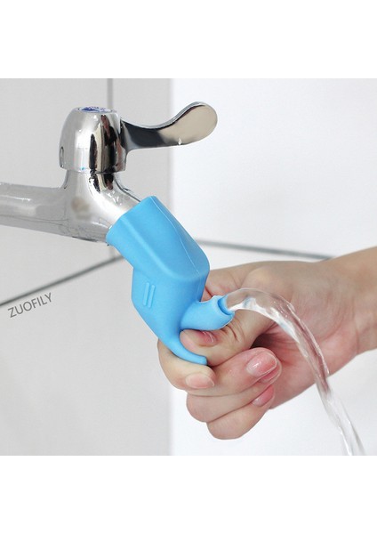 Mavi Stil Silikon Su Musluğu Uzatma Lavabo Çocuk Yıkama Cihazı Banyo Mutfak Lavabo Musluğu Sıçrama Koruma Kılavuzu Musluk Uzatıcıları (Yurt Dışından) indirimleri