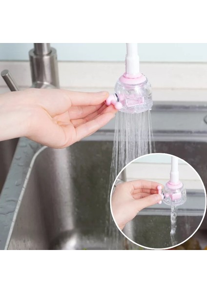 Mavi Uzun Bölüm Stili 360 Derece Mutfak Musluğu Uzatıcı Ağ Su Cihazı Ayarlanabilir Su Geçirmez Sıçrama Mutfak Lavabo Musluk Banyo Uzatıcılar Filtre (Yurt Dışından) fiyatları