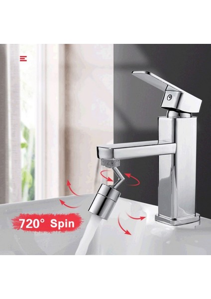Bir Stil Evrensel Döner Lavabo Musluk Uzatıcı Lavabo Uzatma Döner Köpük Musluk Aerator Mutfak Banyo Lavabo Aksesuarları (Yurt Dışından) indirimleri