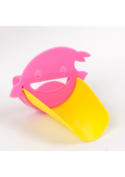 Yunus Pembe Sarı Stil Çocuk Bebek El Yıkama Pembe Mavi Musluğu Uzatıcı Karikatür Yengeç Banyo Lavabo Uzatıcı Taşınabilir Tpe Malzeme (Yurt Dışından)