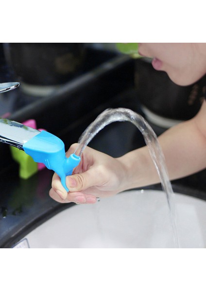 Yeşil Stil Çocuklar Için Silikon Su Musluğu Uzatma Aparatı Banyo El Yıkama Ev Aksesuarları - Musluk Başlığı Için Çocuklar Için Mutfak Aksesuarı (Yurt Dışından)