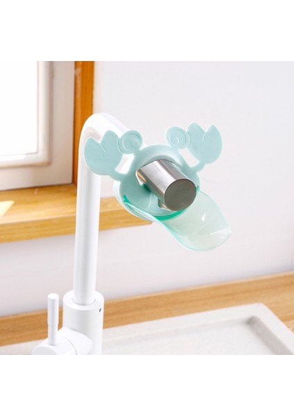 Koyu Gri Tarzı Çocuk Bebek El Yıkama Pembe Mavi Musluğu Uzatıcı Karikatür Yengeç Banyo Lavabo Uzatıcı Taşınabilir Tpe Malzeme (Yurt Dışından) fırsatları