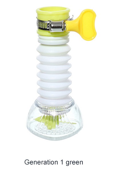 Gen1 Yeşil Stil Su Musluğu Uzatma Mutfak Ev Yayılabilir Musluk Sıçrama Filtre Çekilebilir Adaptör Ev Mutfak Banyo Aksesuarları (Yurt Dışından)