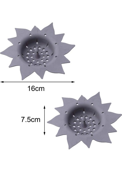 Mavi Stil Mutlaka Yapışkanlı Mutfak Lavabo Süzgeci Silikon Çiçek Şekilli Lavabo Filtresi Banyo Duş Tahliye Saç Tutucu Süzgeç Mutfak Aksesuarları (Yurt Dışından) modelleri