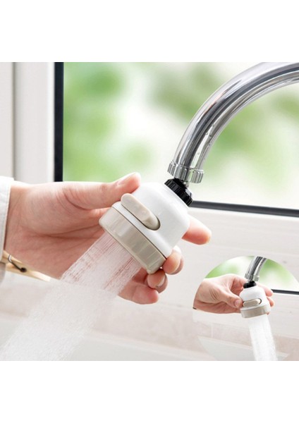 8(3 Mod) Stili Yazın 3 Modlu Tasarruflu Musluk Aerator Filtre Yüksek Basınçlı Püskürtme Başlığı 360 Derece Dönebilen Esnek Aerator Difüzörü (Yurt Dışından) modelleri