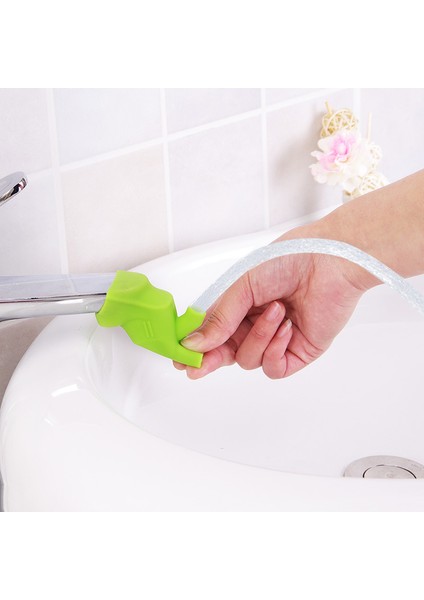 Mavi Stil 2 Parça Musluk Uzatma Çocuklar Yıkama Su Kolu Uzantısı Mutfak Banyo Lavabo Aksesuarları Için Pc Silikon Esnek Nozul (Yurt Dışından) fırsatları