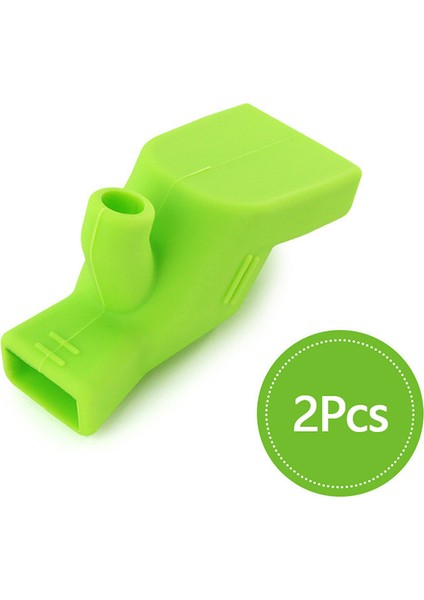 Yeşil Stil Silikon Musluk Uzatma Su Akışı Uzatma Su Hane Musluğu El Yıkama Banyo Aksesuarı Mutfak Araçları (Yurt Dışından)