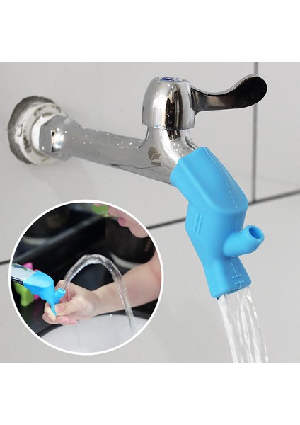 Yeşil Stil Silikon Musluk Uzatma Su Akışı Uzatma Su Hane Musluğu El Yıkama Banyo Aksesuarı Mutfak Araçları (Yurt Dışından) fiyatları