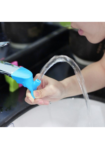 Yeşil Stil Silikon Musluk Uzatma Su Akışı Uzatma Su Hane Musluğu El Yıkama Banyo Aksesuarı Mutfak Araçları (Yurt Dışından) fırsatları