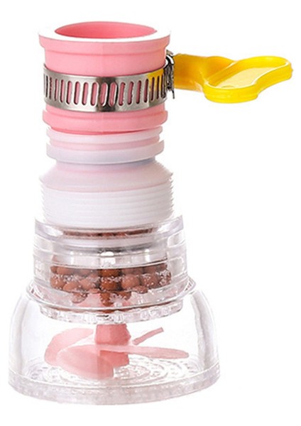 Pembe Tarzı 360 Derece Ayarlanabilir Musluk Uzatma Duş Su Bataryası Aksesuarı Su Bataryası Uzatma Filtresi Mutfak Banyo Aksesuarları (Yurt Dışından)