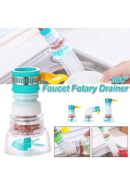 Pembe Tarzı 360 Derece Ayarlanabilir Musluk Uzatma Duş Su Bataryası Aksesuarı Su Bataryası Uzatma Filtresi Mutfak Banyo Aksesuarları (Yurt Dışından) fiyatları