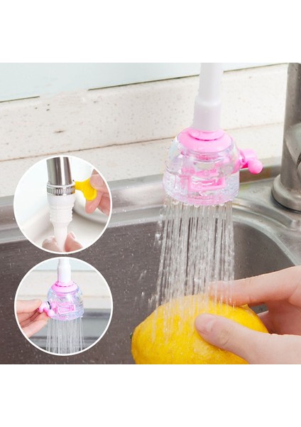 Yeşil Uzun Bölüm Stili 360 Derece Mutfak Musluğu Uzatıcı Ağ Su Cihazı Ayarlanabilir Su Geçirmez Sıçrama Mutfak Lavabo Musluk Banyo Uzatıcılar Filtre (Yurt Dışından) fırsatları