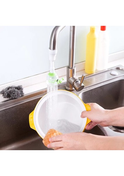 Yeşil Uzun Bölüm Stili 360 Derece Mutfak Musluğu Uzatıcı Ağ Su Cihazı Ayarlanabilir Su Geçirmez Sıçrama Mutfak Lavabo Musluk Banyo Uzatıcılar Filtre (Yurt Dışından) indirimleri