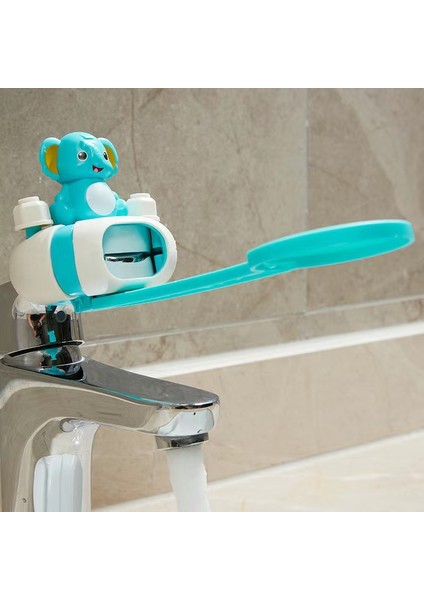 Gümüş Tarzı Musluk Uzatıcı Çocuk El Yıkama Aracı Bebek Evrensel Çizgi Film Silikon Uzatma Sıçrama Geçirmez Musluk Rehberi Lavabo (Yurt Dışından)