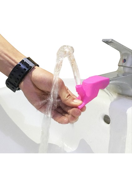 Yeşil Stil Yeni Silikon Musluk Uzatıcı Bebek Çocuk Su Menzili Musluğu Kauçuk El Yıkama Banyo Aksesuarı Mutfak Araçları (Yurt Dışından) modelleri