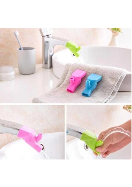 Pembe Tarzı 1 Bilgisayar Su Musluğu Çocuk Lavabo Uzatıcısı Bebek El Yıkama Bataryası Uzatma Ev Mutfak Banyo Aksesuarları Su Borusu Sıçramayı Önleyici (Yurt Dışından) indirimleri