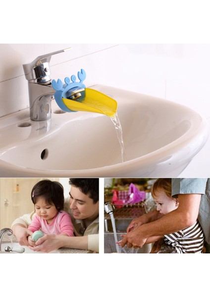 No.3 Tarzı Mutlu Eğlenceli Hayvanlar Musluk Uzatıcı Bebek Küvetleri Çocuklar El Yıkama Banyo Lavabo Hediye Moda ve Pratik El Yıkama (Yurt Dışından) indirimleri