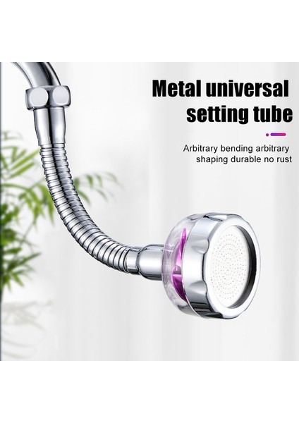 Uzun Tip-Sarı Tarzı 360 Derece Dönebilen Turbo Şarjlı Musluk Uzatma Başlığı 3 Modlu Sıçrama Geçirmez Evrensel Mutfak Basınçlı Musluk Duş Başlığı (Yurt Dışından) fırsatları