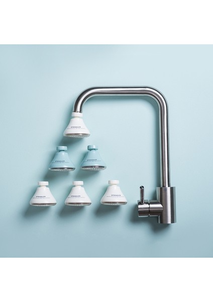 Açık Mavi Stil Mutfak Muslukları Için Taş Filtreli Su Arıtma Sistemi - Sıçramaya Dayanıklı Suyu Temizler ve Sağlıklı Kılar (Yurt Dışından) fiyatları