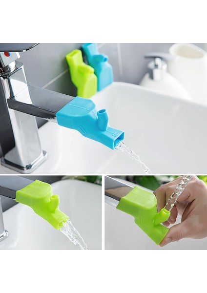 Yeşil Stil 1 Adet Kullanışlı Silikon Musluk Uzatıcı Mutfak Banyo Su Musluğu Uzantısı Çocuklar Için El Yıkama Aracı - Güzel Su Muslukları (Yurt Dışından) fiyatları
