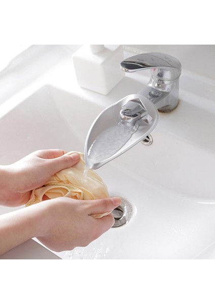 1 Adet Gri Tarzı 1pc Musluk Uzatıcı Silikon Bebek Çocuk Lavabo Kılavuzu Musluk Uzantısı El Yıkama Cihazı Ev Banyo Mutfak Aksesuarları (Yurt Dışından) fırsatları